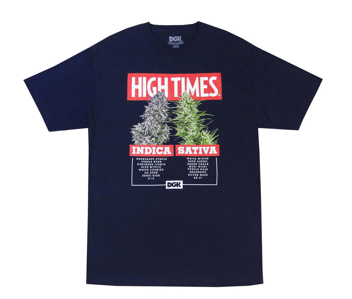 Camiseta DGK X High Times Options Marinho