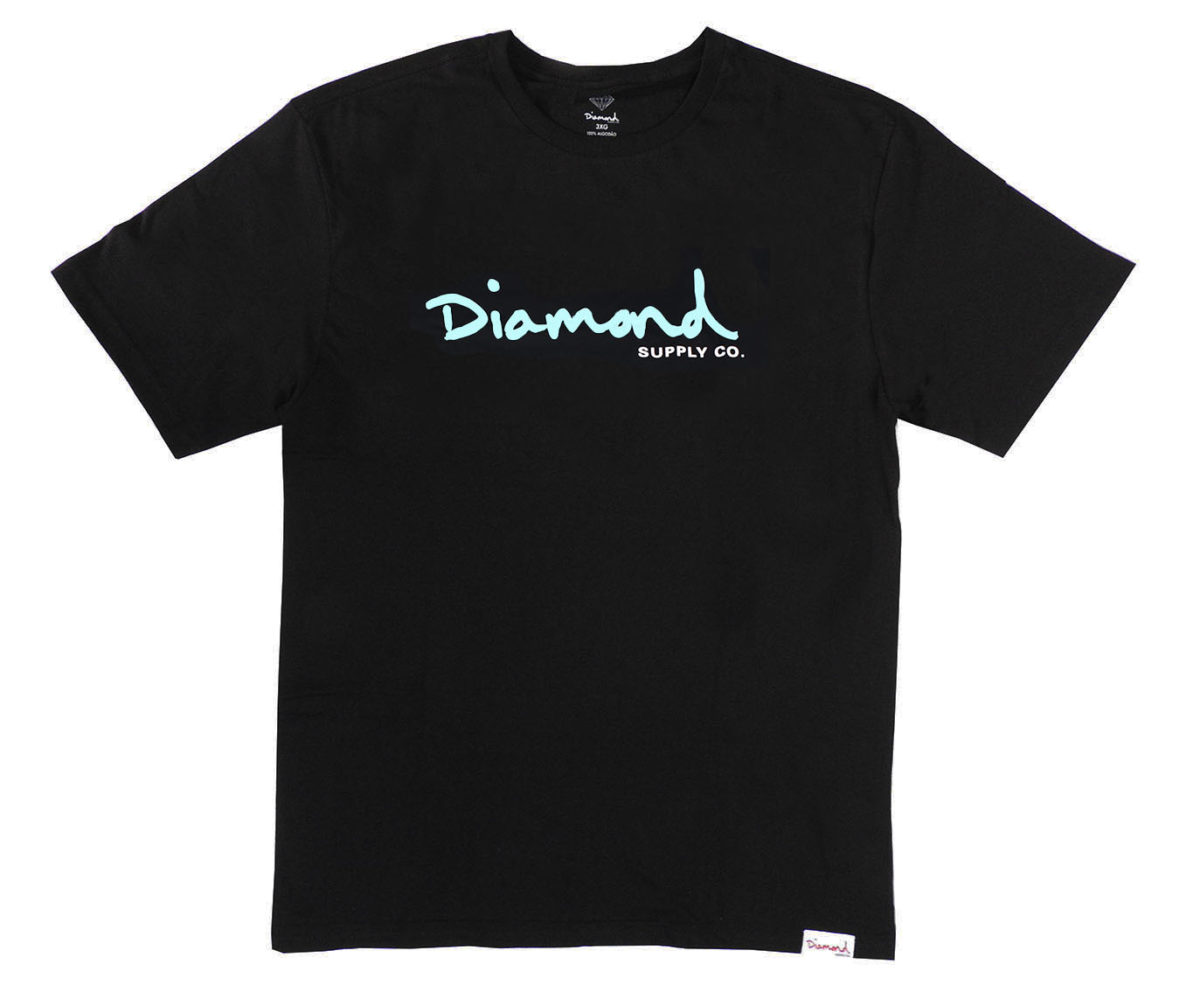Camiseta Diamond Og Script Black