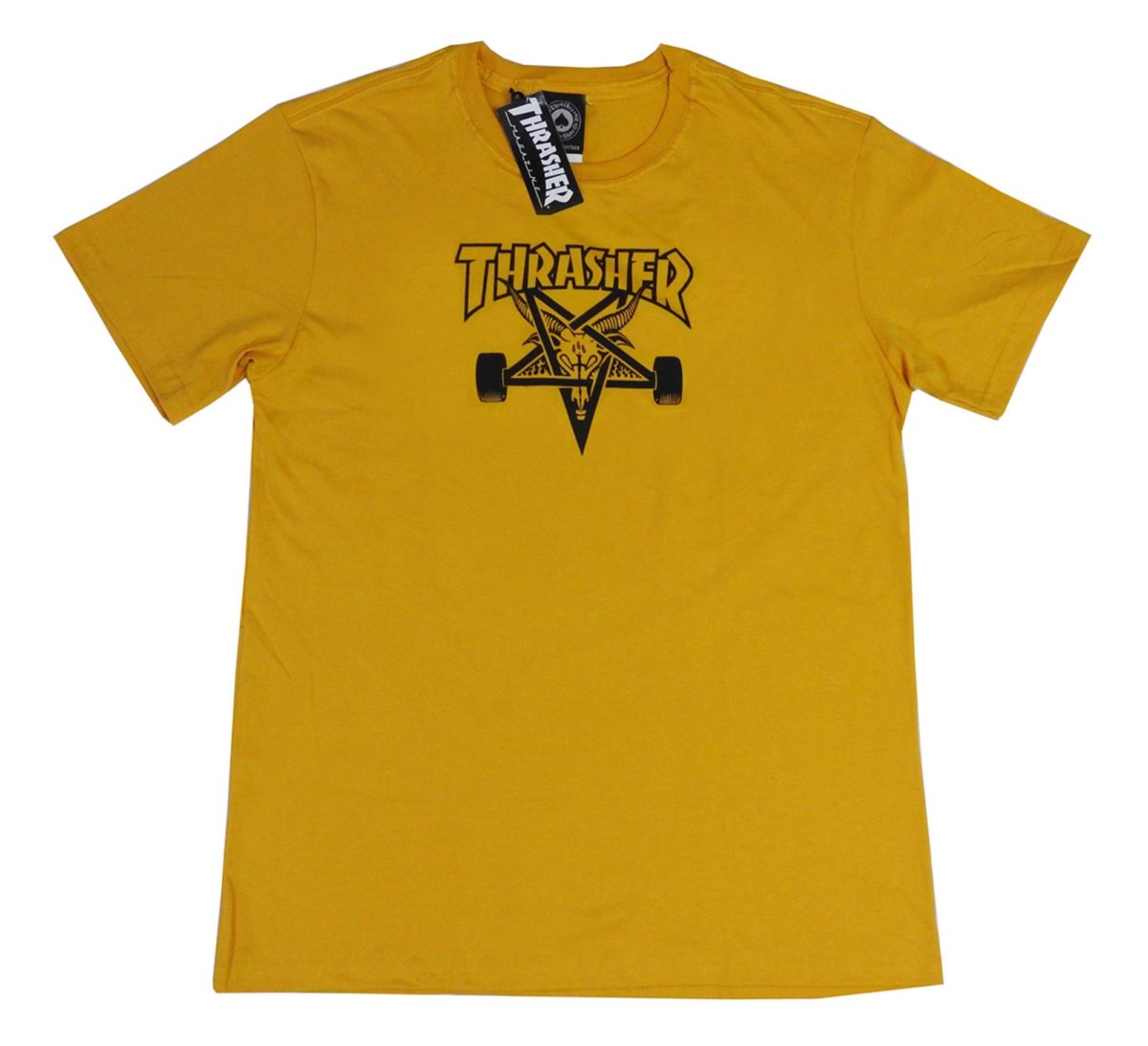 Camiseta Thrasher Skategoat Mostarda