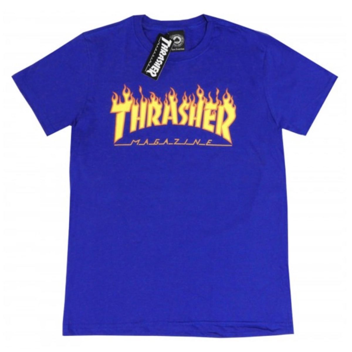 Camiseta Thrasher Flame Azul Royal