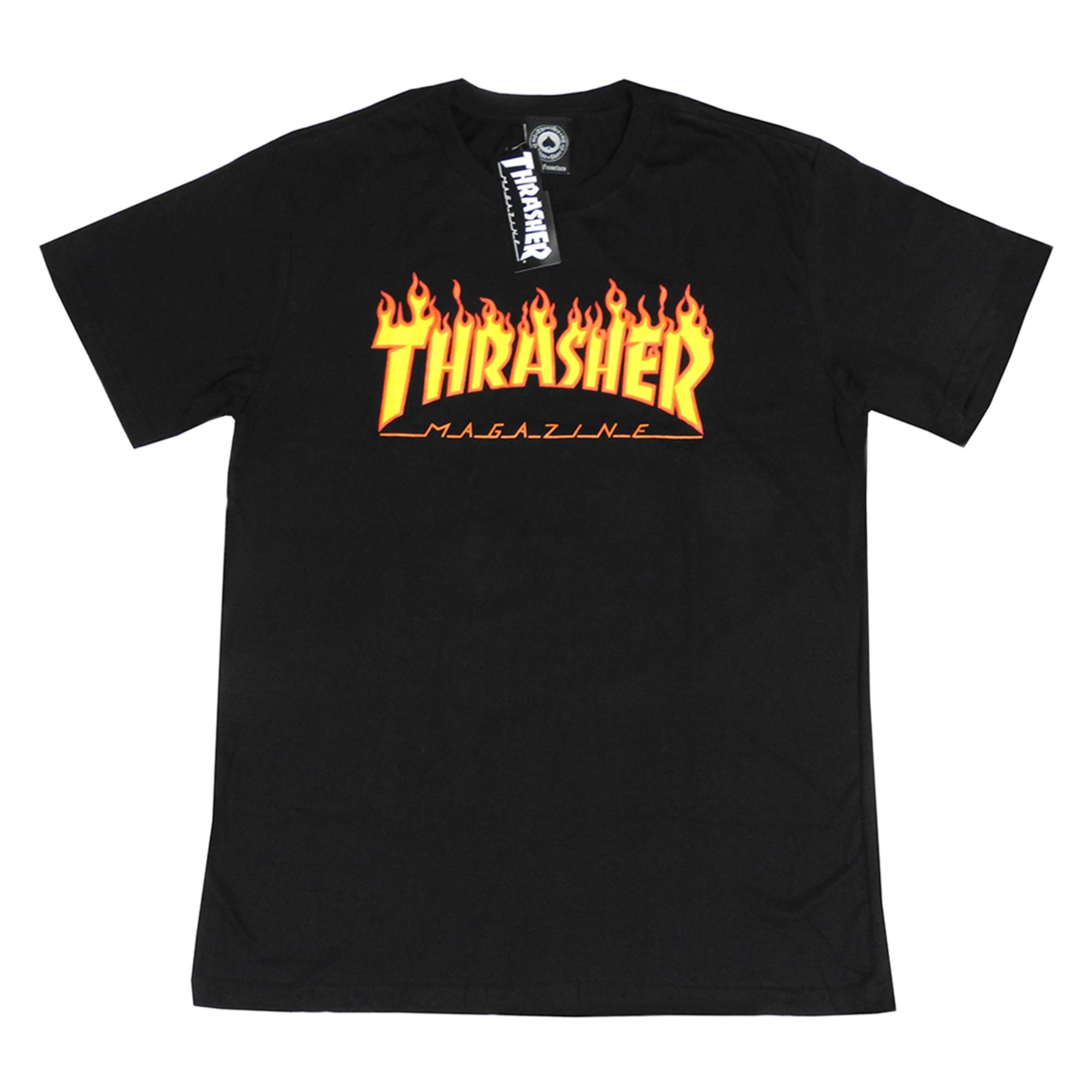 Camiseta Thrasher Flame Black