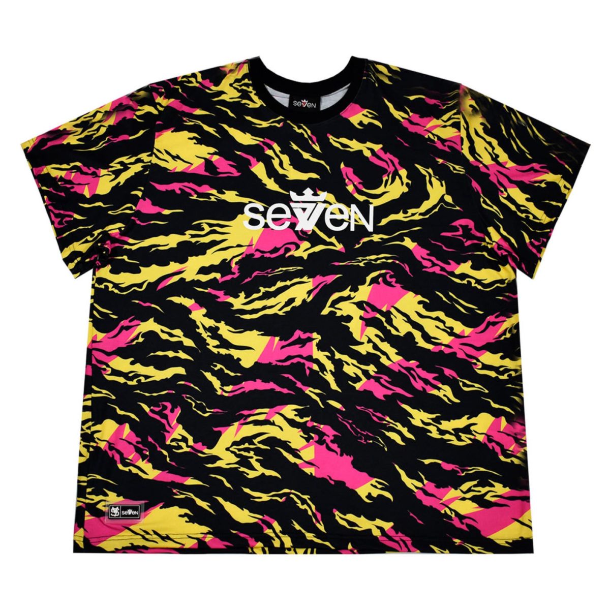 Camiseta Seven Zebra Pink/yellow