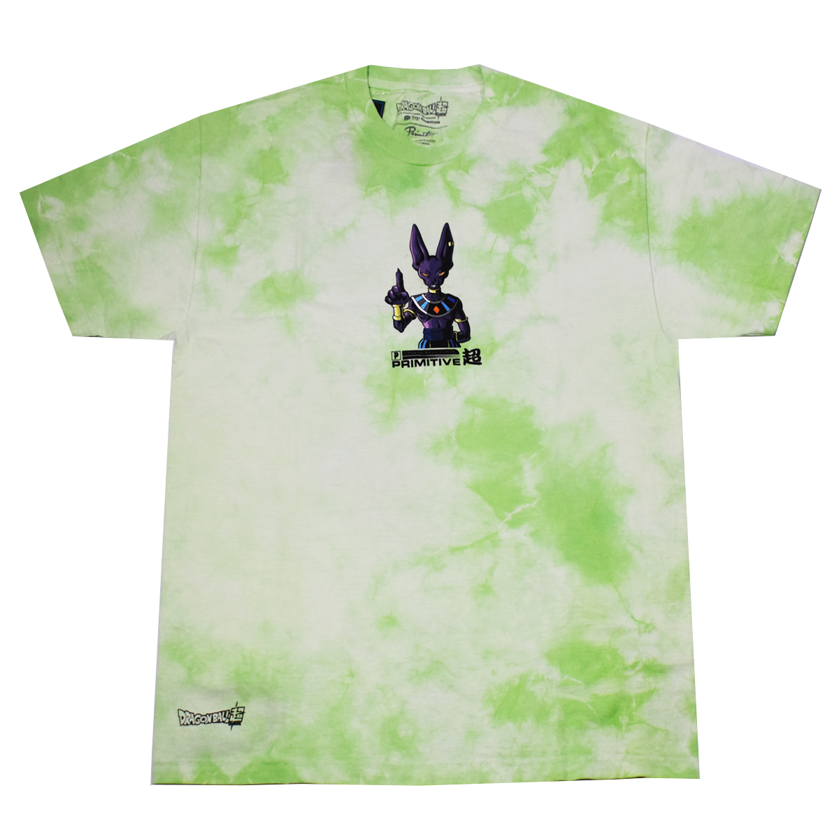 Camiseta Primitive x Dragon Ball Destroyer Washed ll Green