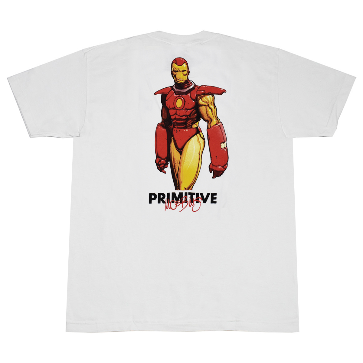 Camiseta Primitive x Marvel Iron Man White