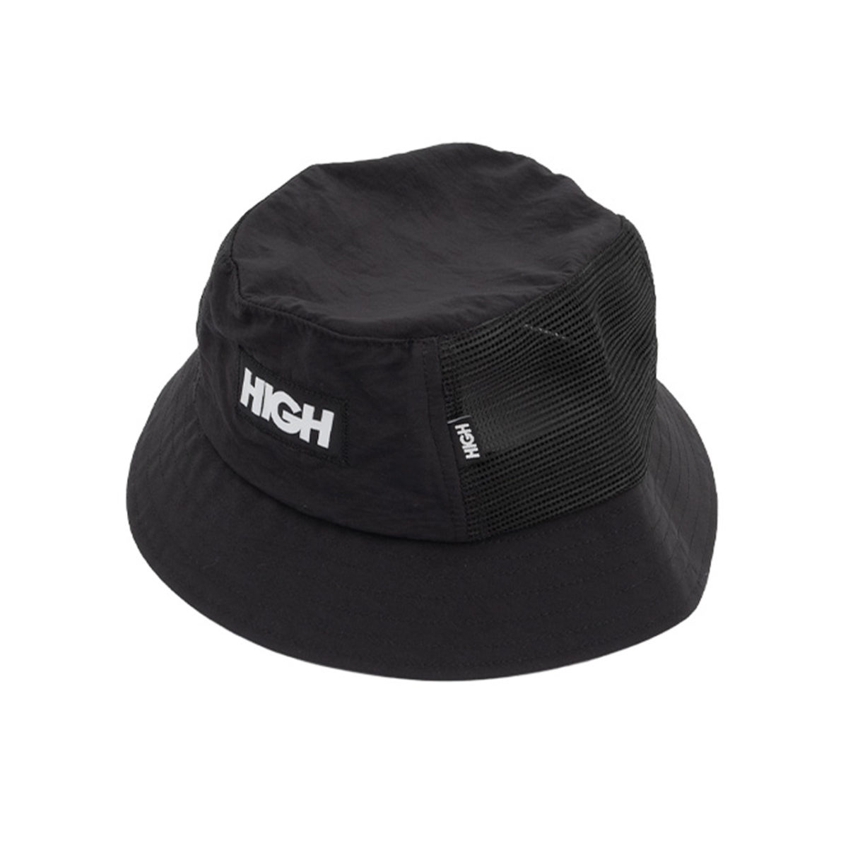 Bucket Hat HIGH Half Mesh Black