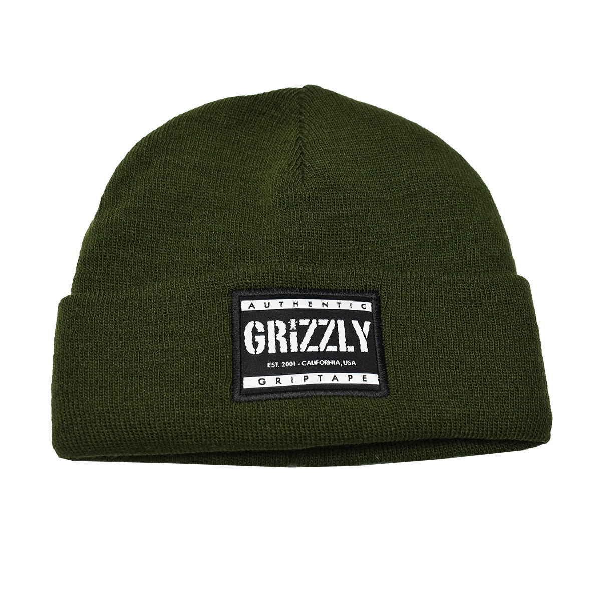 Touca Grizzly Labeled Military Green