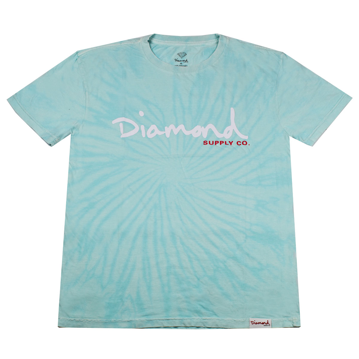 Camiseta Diamond OG Script Tie Dye Diamond Blue