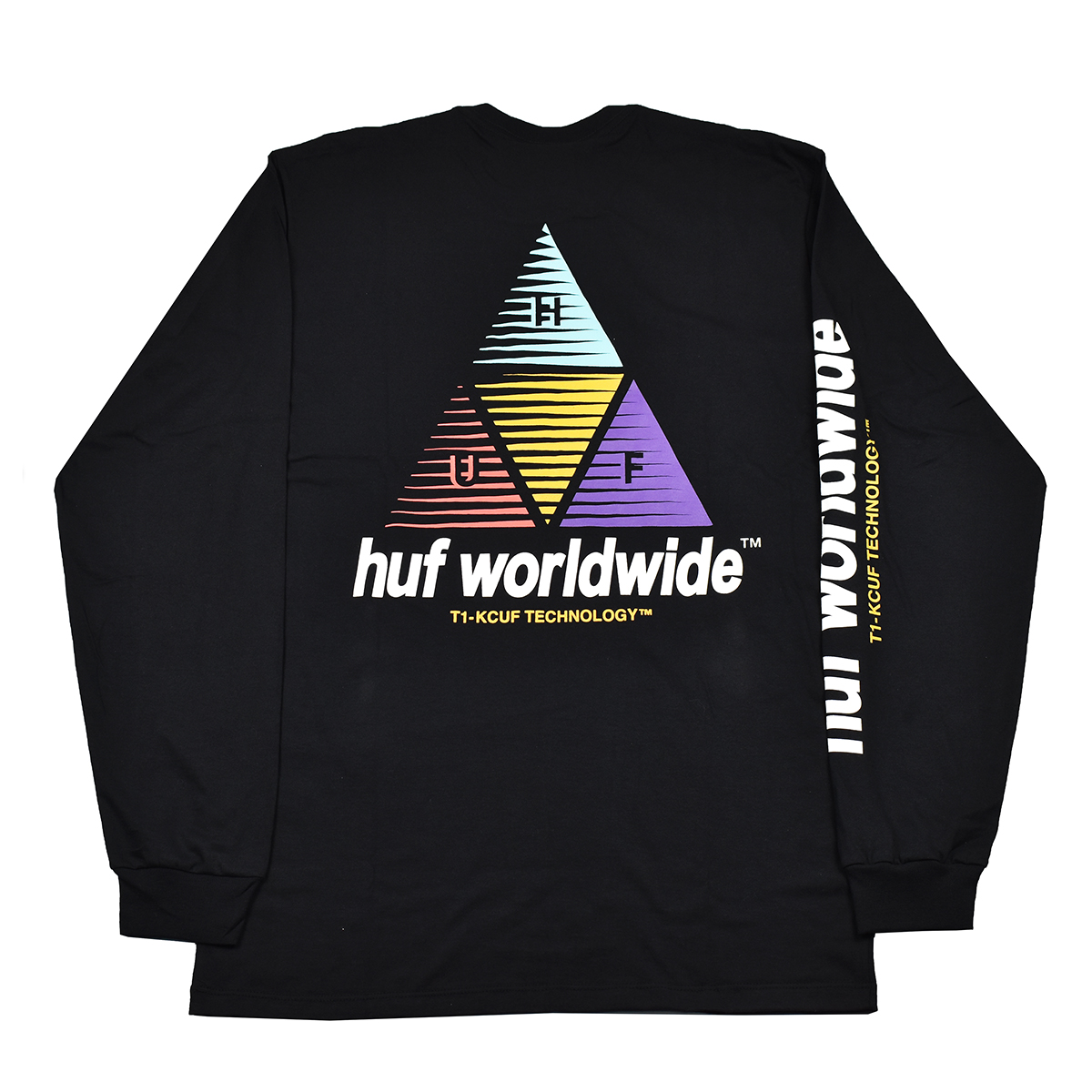 Camiseta Huf Prism Sportif Black ML