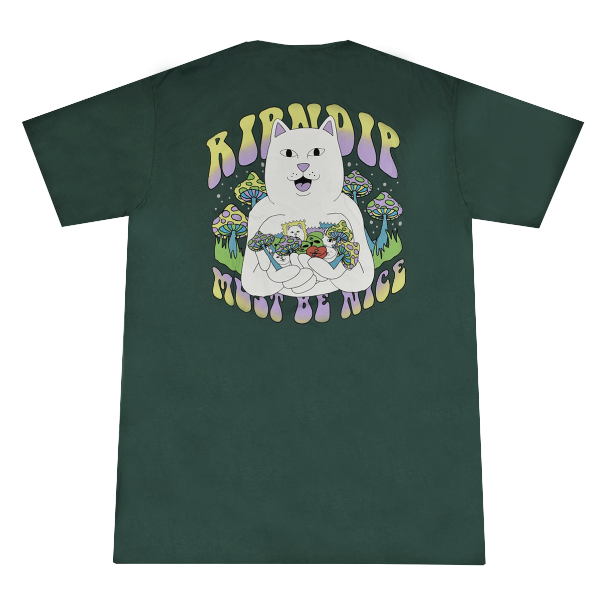 Camiseta RipnDip Trippy Treatz Pine Green