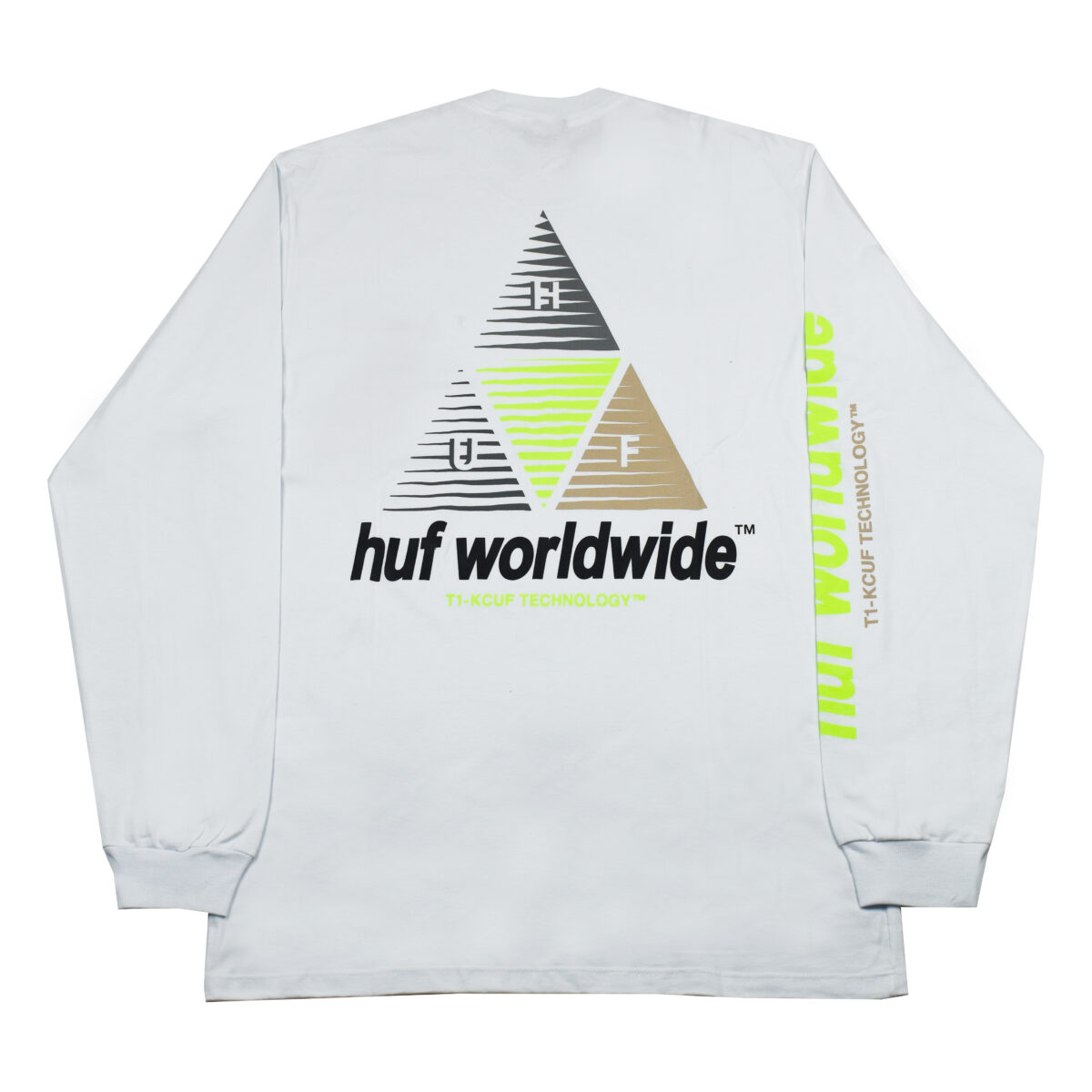 Camiseta Huf Prism Sportif White