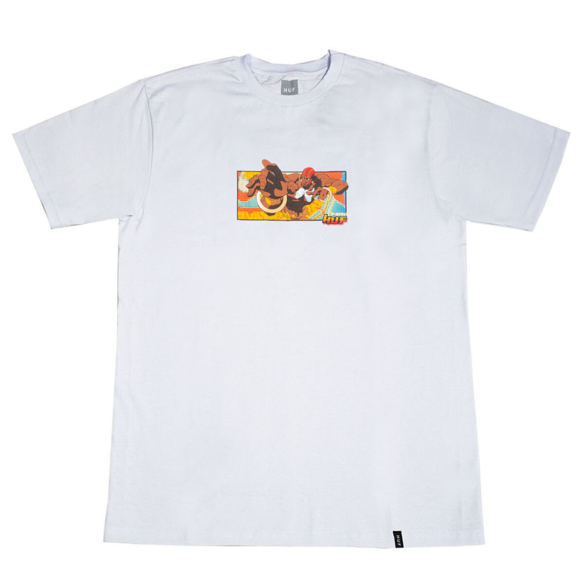 Camiseta Huf x Street Fighter Dhalsin White