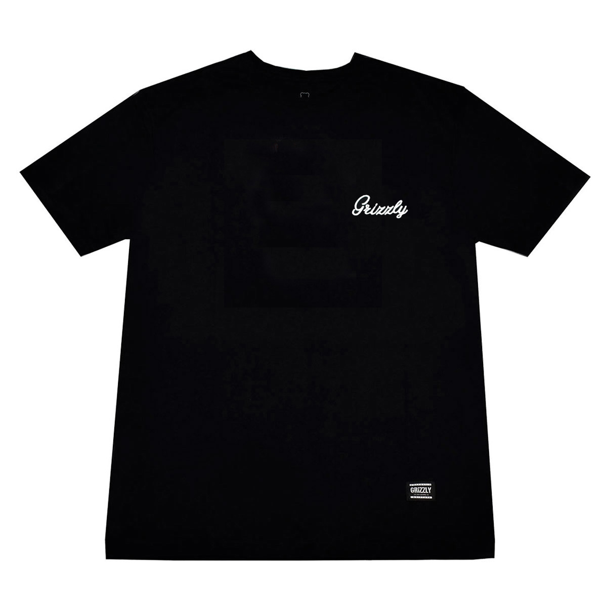 Camiseta Grizzly Cursive Embroidery  Black