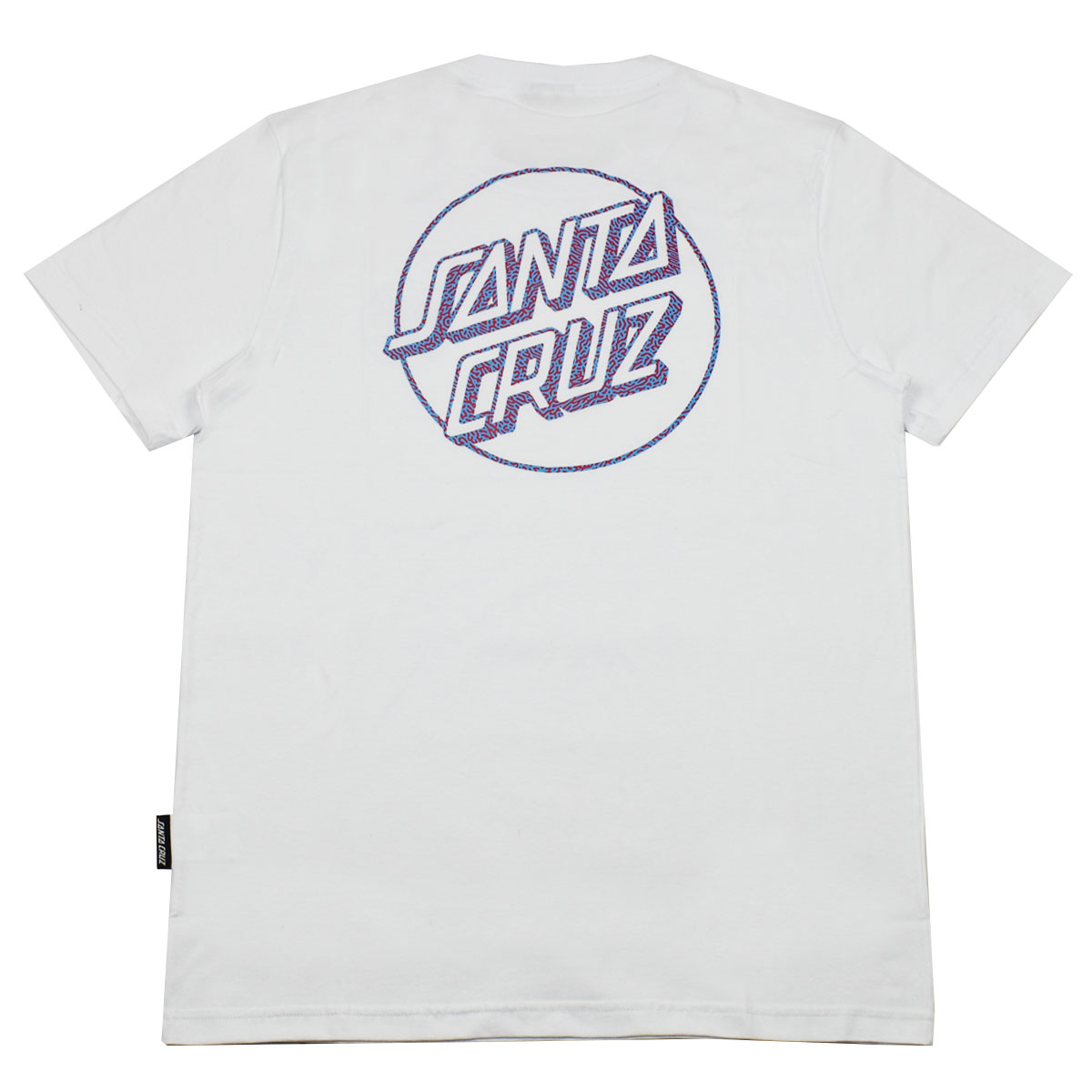 Camiseta Santa Cruz Amoeba Opus Dot White