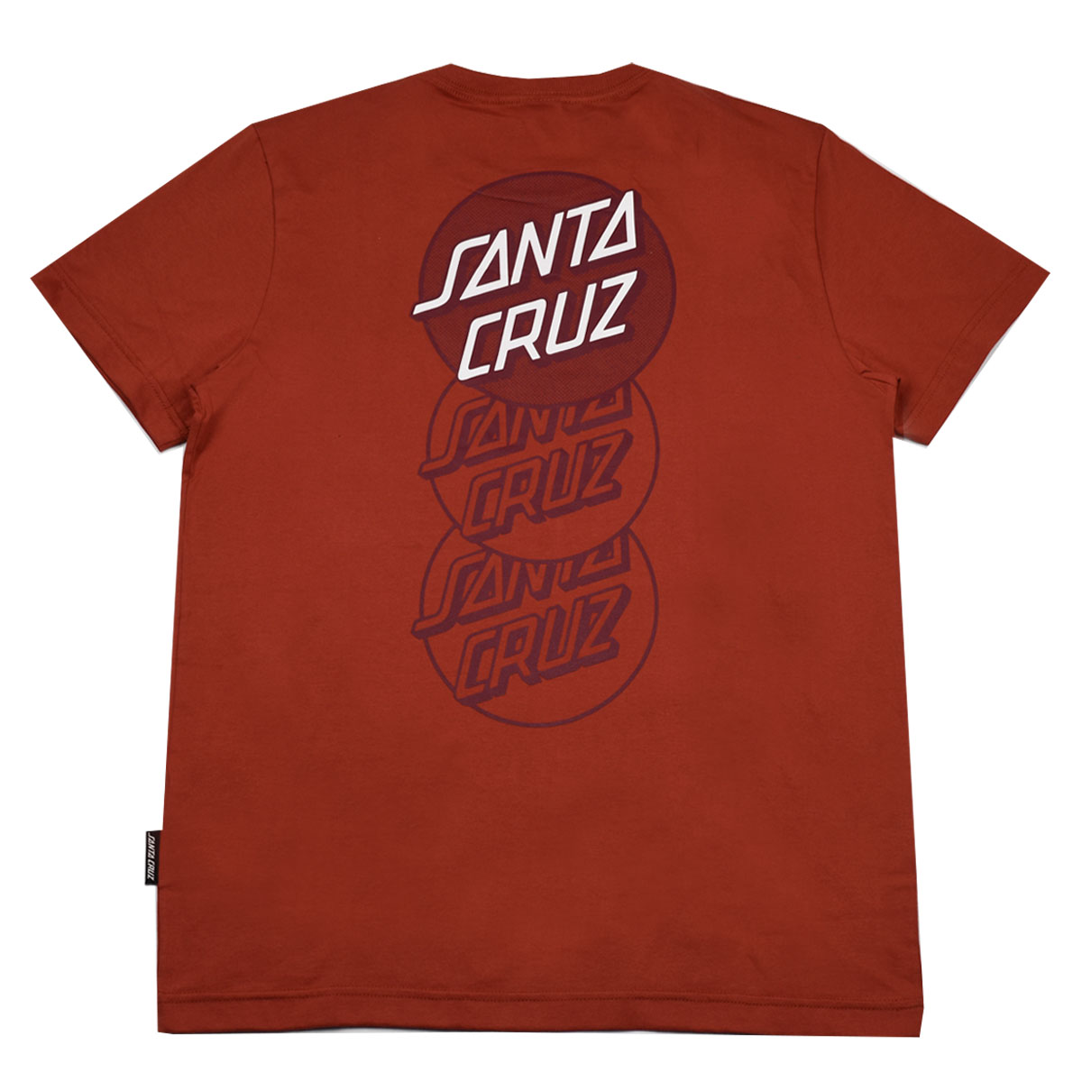 Camiseta Santa Cruz Descend Dot Dark Orange