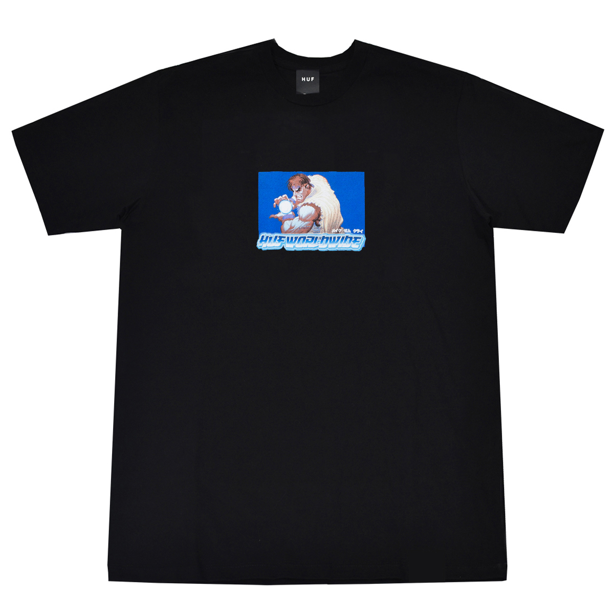 Camiseta Huf x Street Fighter Ryu Black