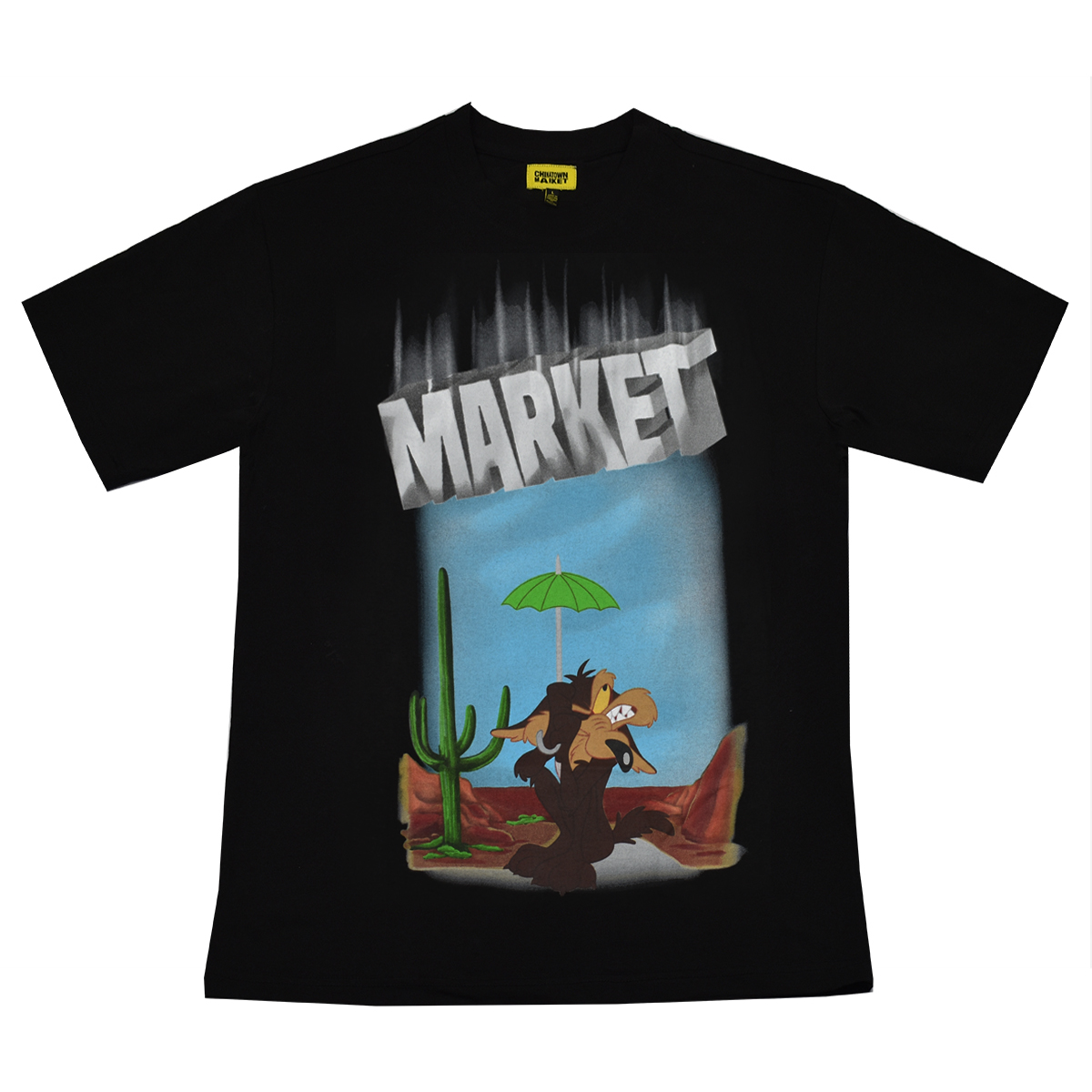 Camiseta Market x Looney Tunes Wiley Coyote Black