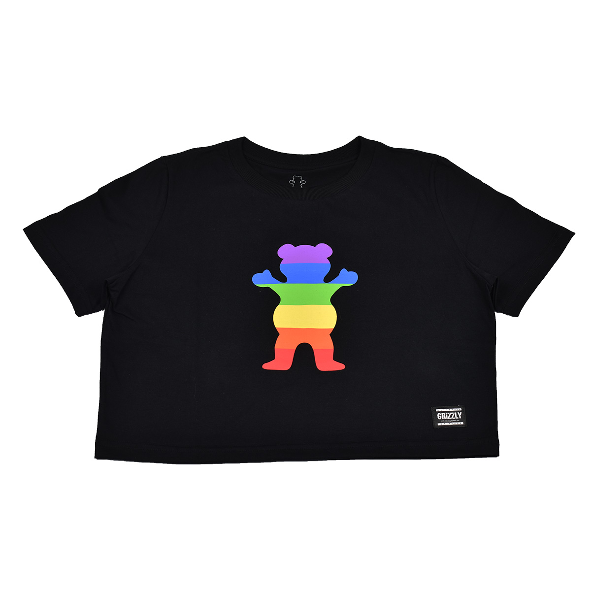 Cropped Grizzly Pride Bear Black