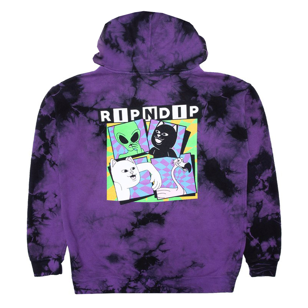 Moletom RipNDip Sid Purple/Black Tie Dye - Hipnoise Streetwear