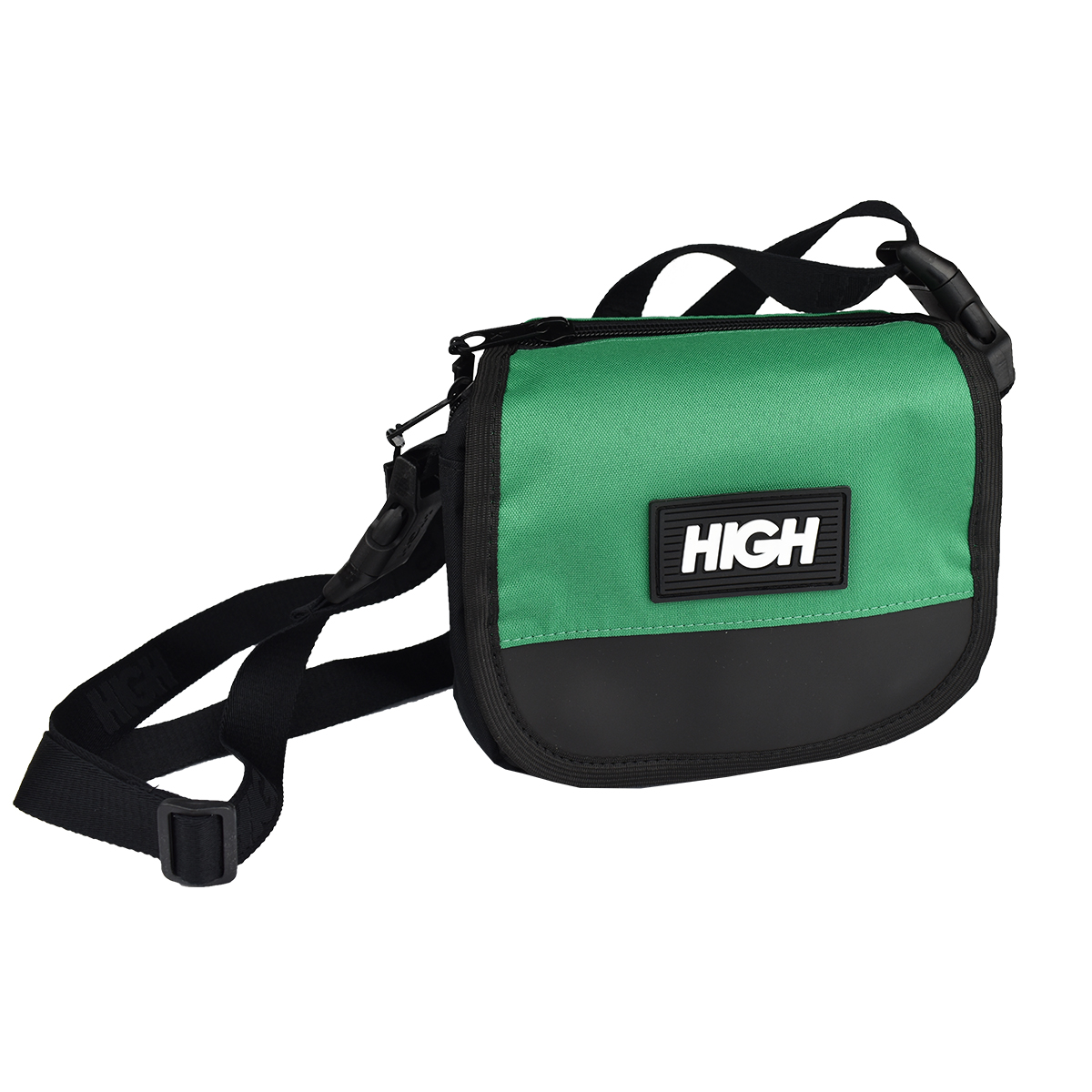Shoulder Bag HIGH RUbber Logo Green