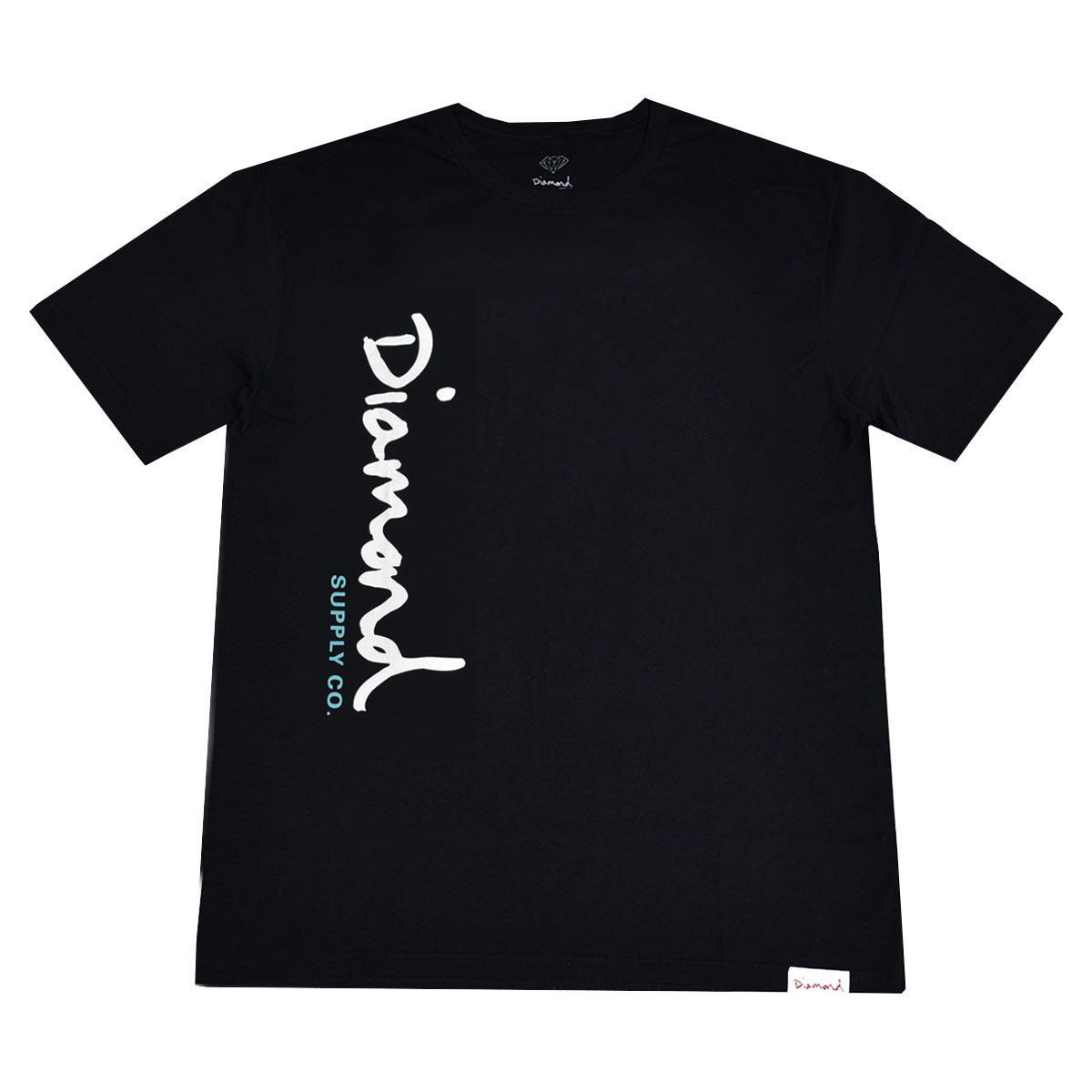 Camiseta Diamond OG Script Vertical Black