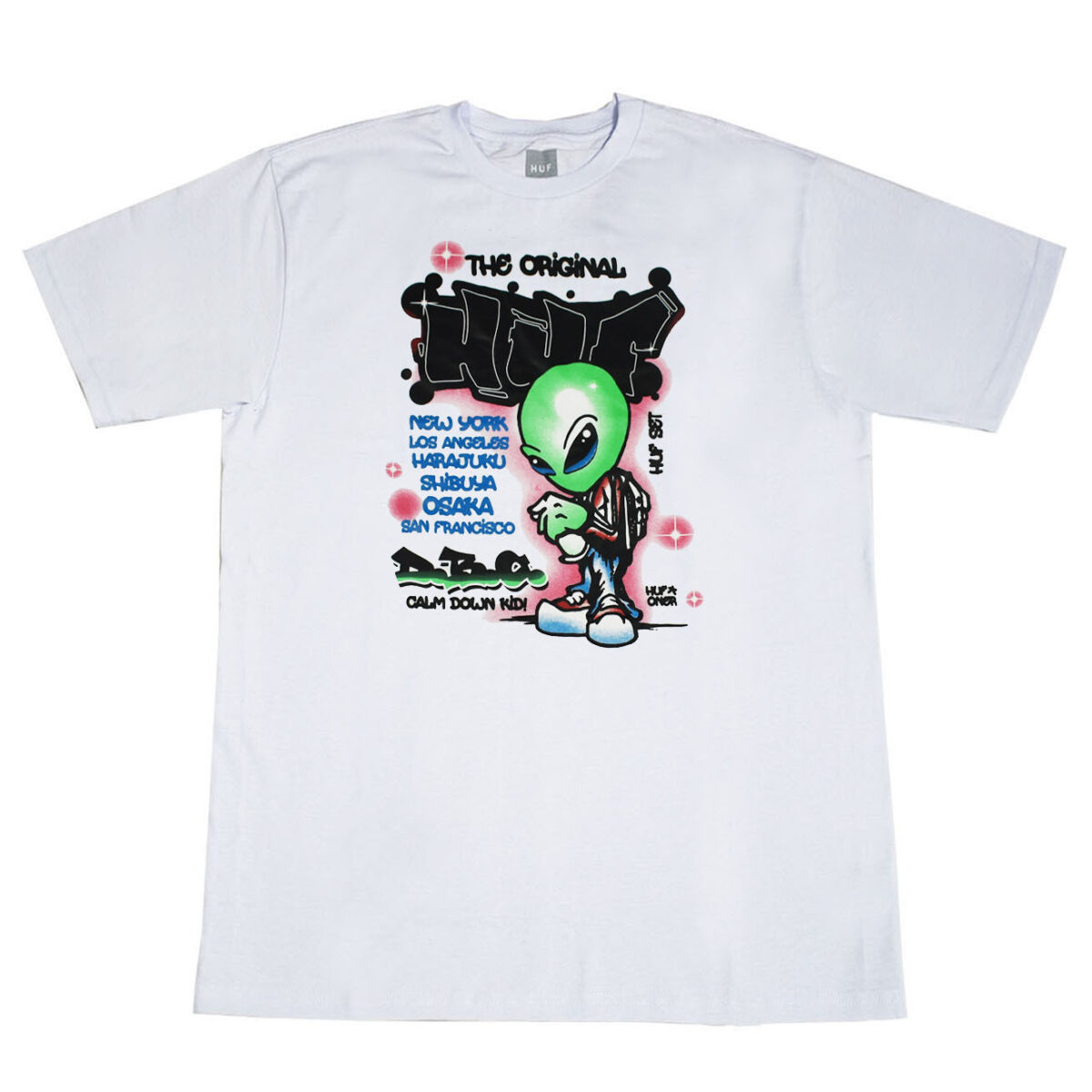 Camiseta Huf UFO White