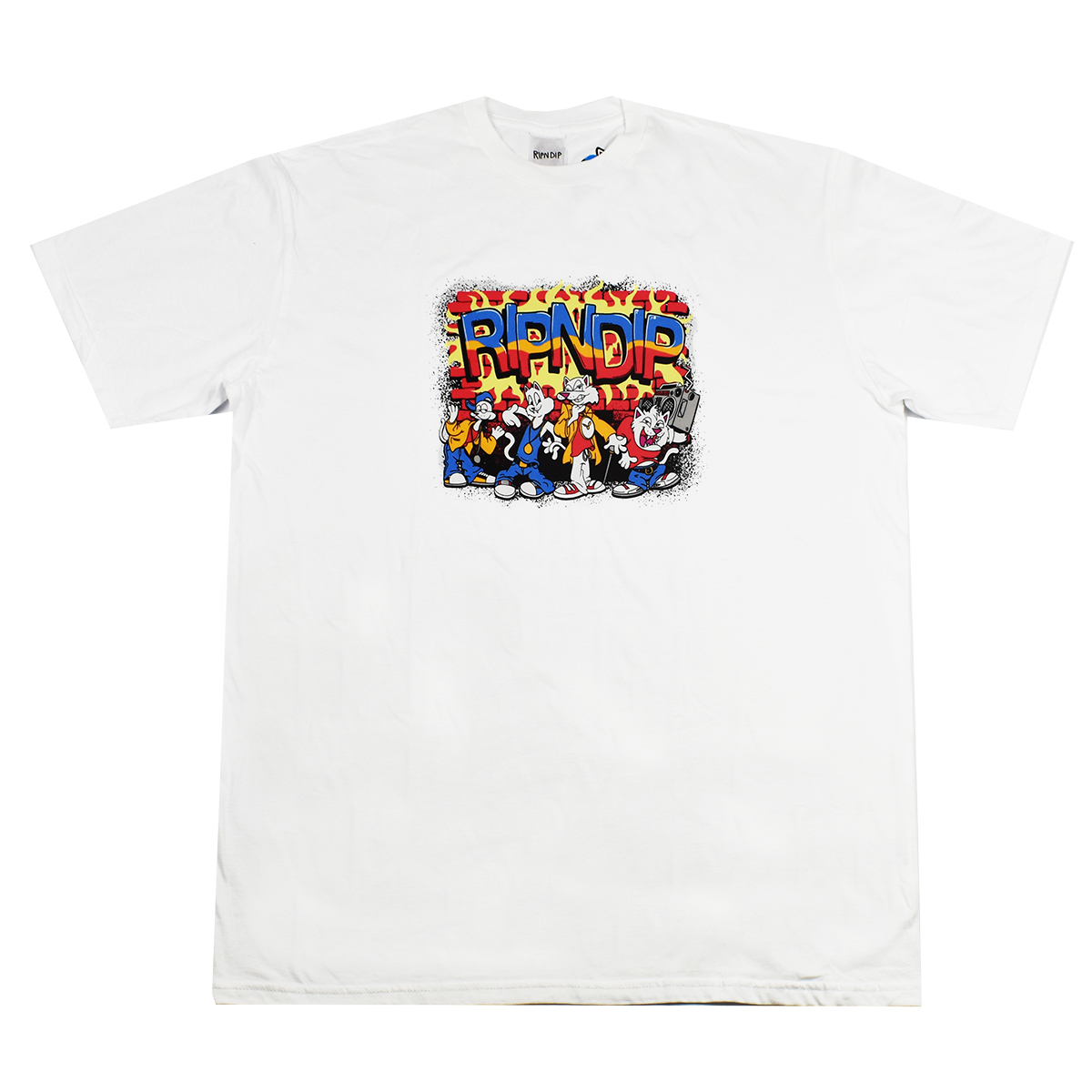 Camiseta RipnDip Looney Gang White