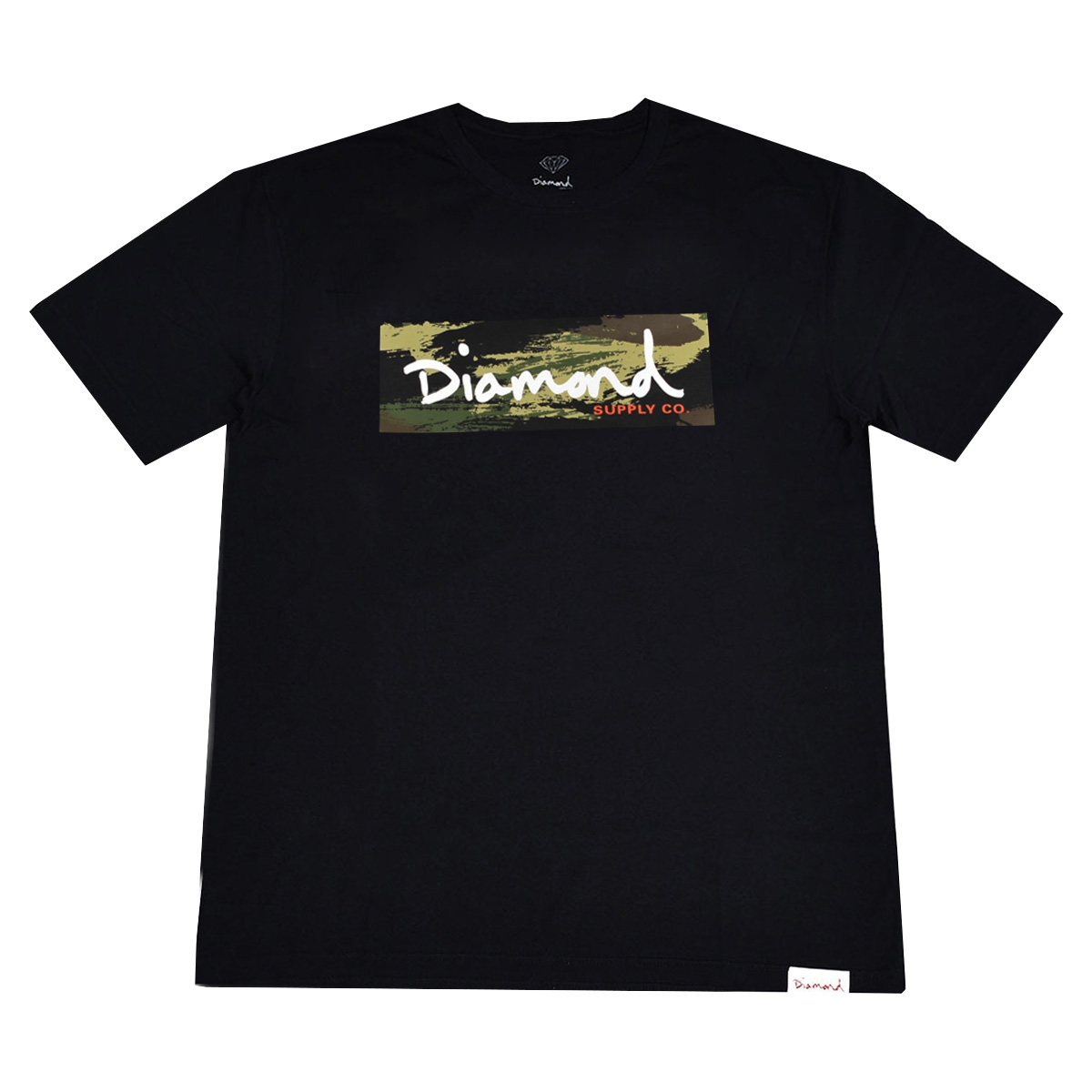 Camiseta Diamond Special Forces Box Logo Black