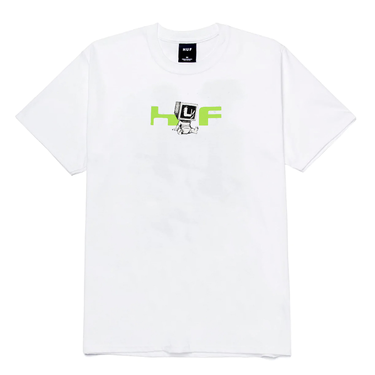 Camiseta Huf Monitored White