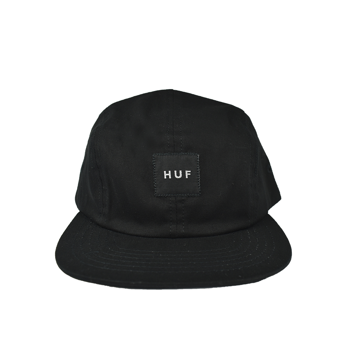Bone Huf Box Logo Volley Black