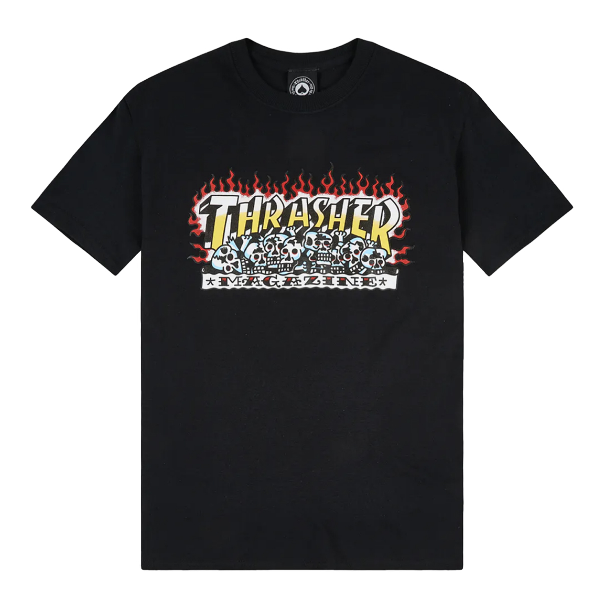 Camiseta Thrasher Skulls Krak (Black)