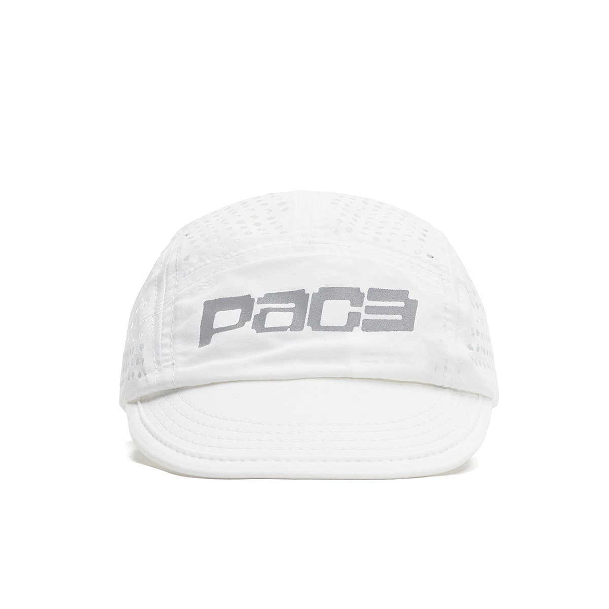Bone PACE 5 Panel Biker Hat (White)