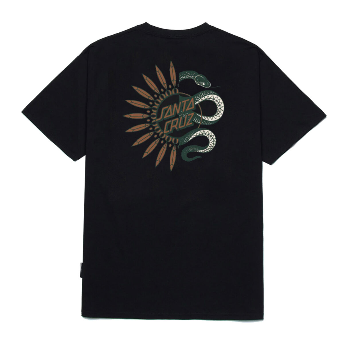 Camiseta Santa Cruz Split Serpent Dot (Black)