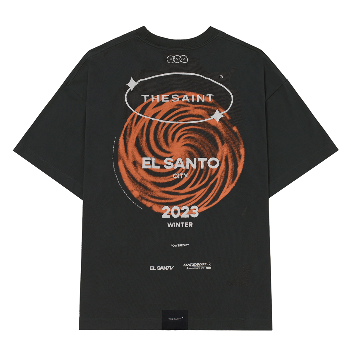 Camiseta TheSaint Oversized El Santo Festival (Black)