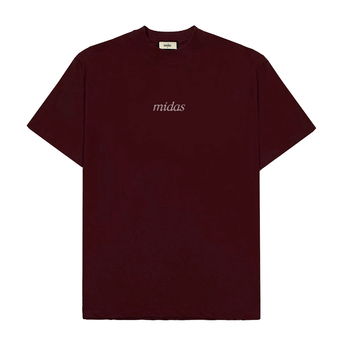 Camiseta Midas Touch Basic Oversized (Burgundy)