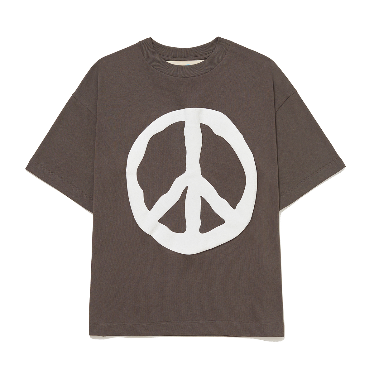 Camiseta PIET Peace and Love Oversized (Brown)