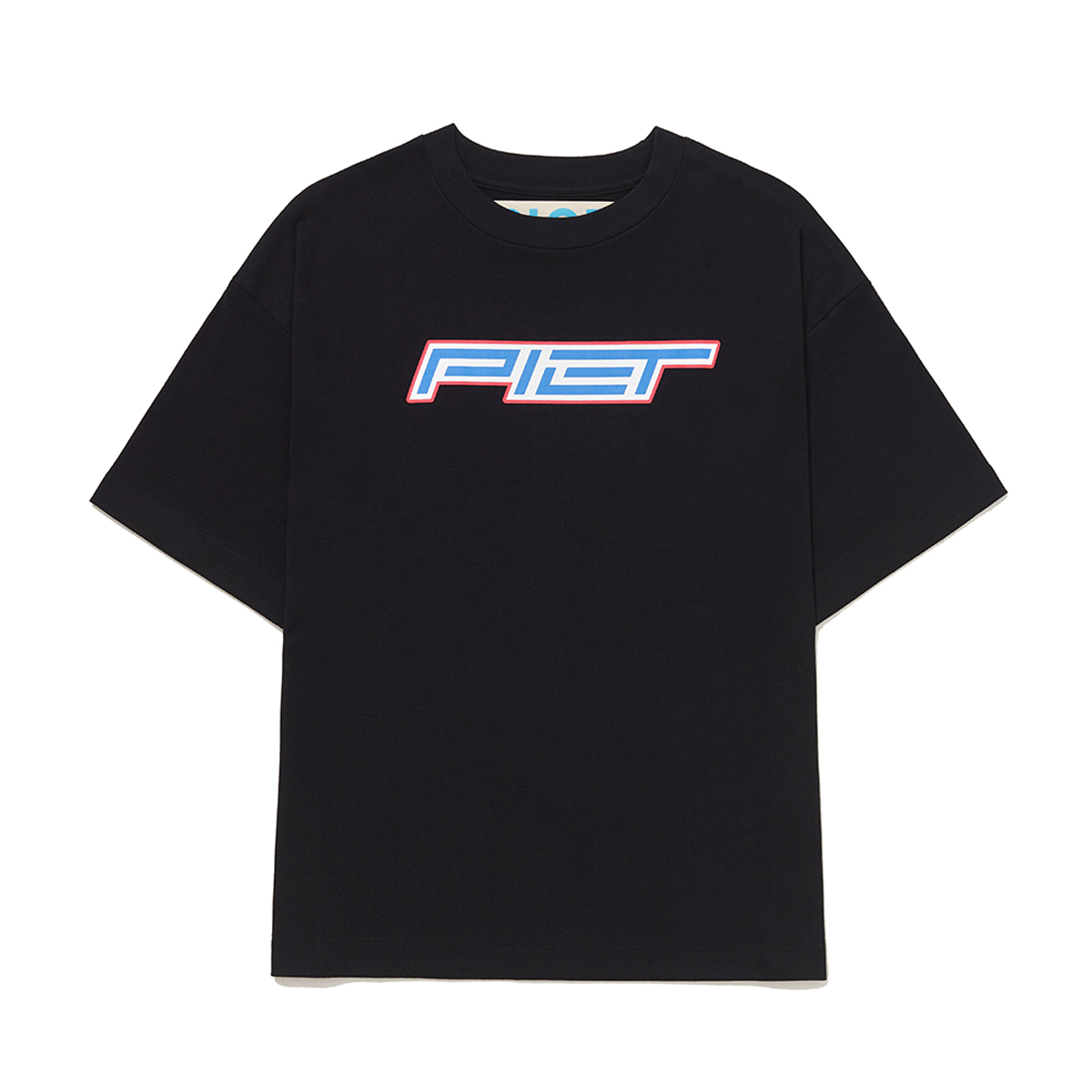 Camiseta PIET Logo Oversized (Black)