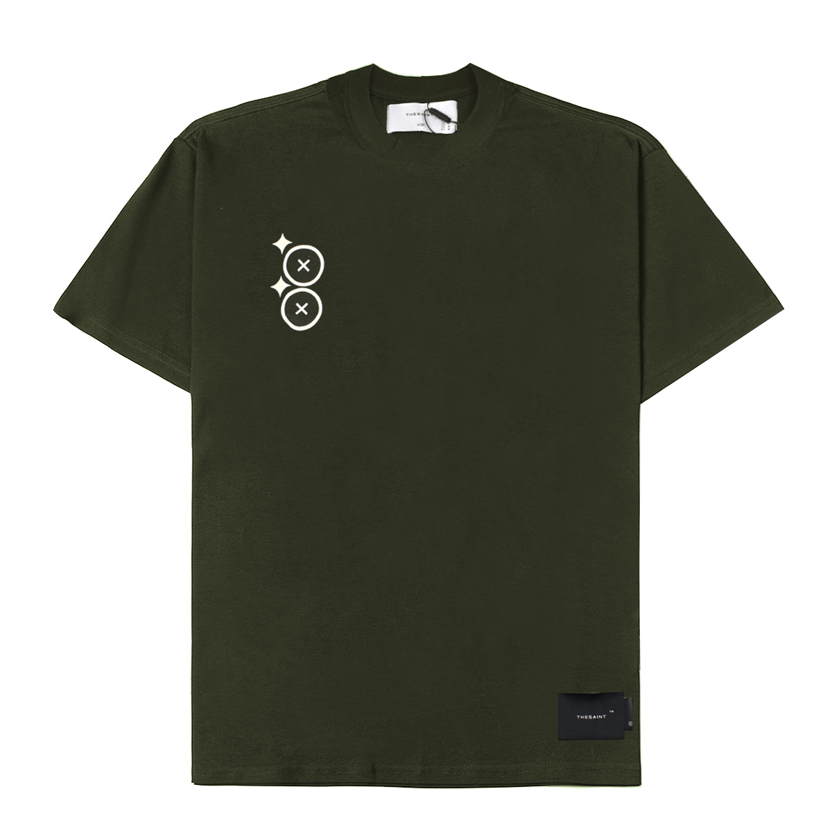 Camiseta TheSaint Boxy TheSaint Hood (Dark Green)