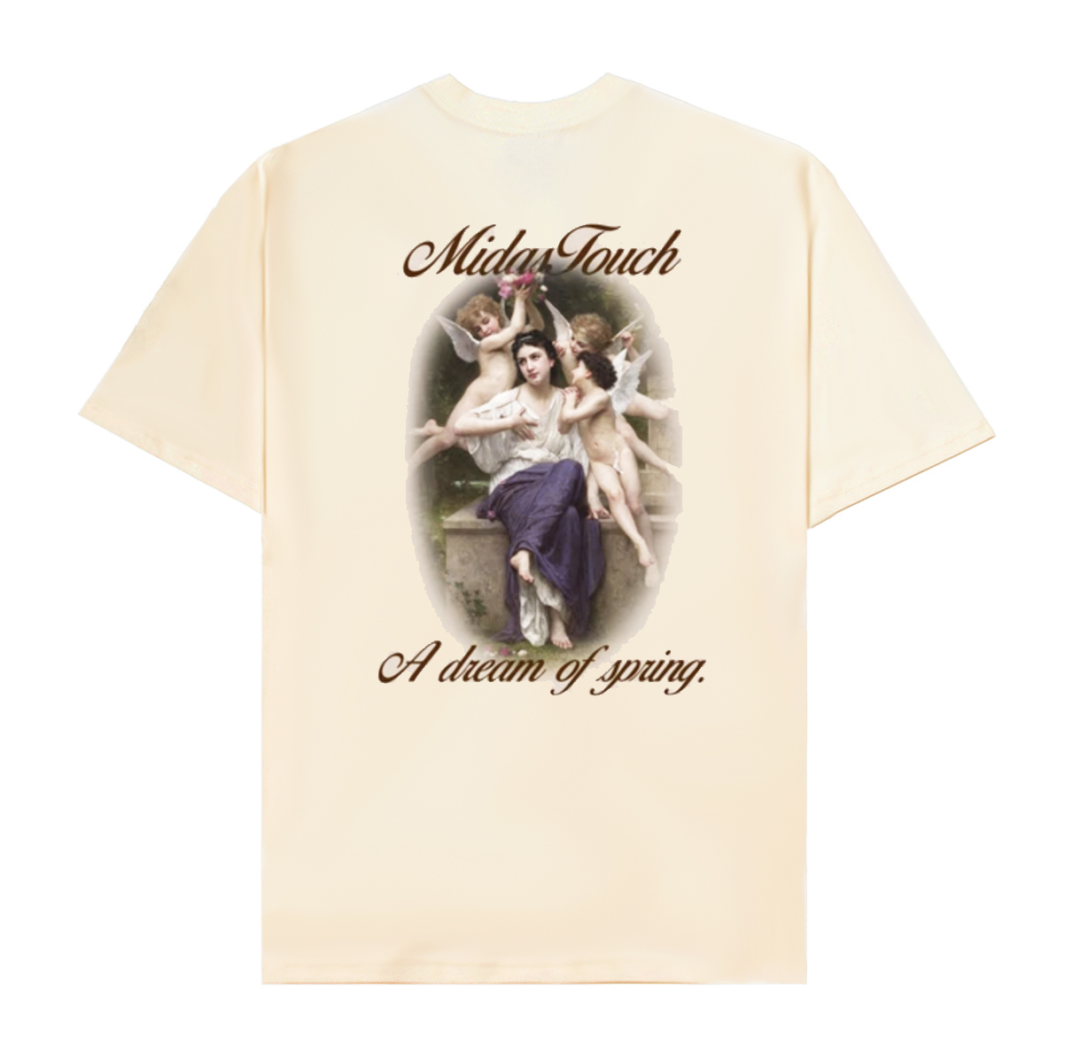 Camiseta Midas Touch Dream Of Spring Oversized (Off White)