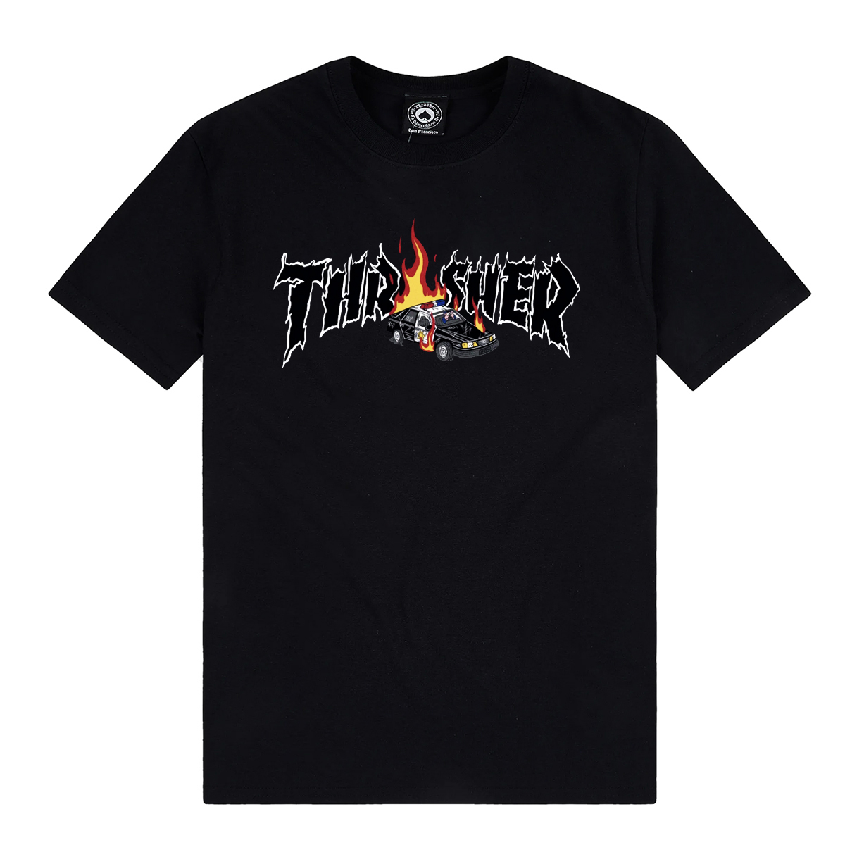 Camiseta Thrasher Cop Car (Black)